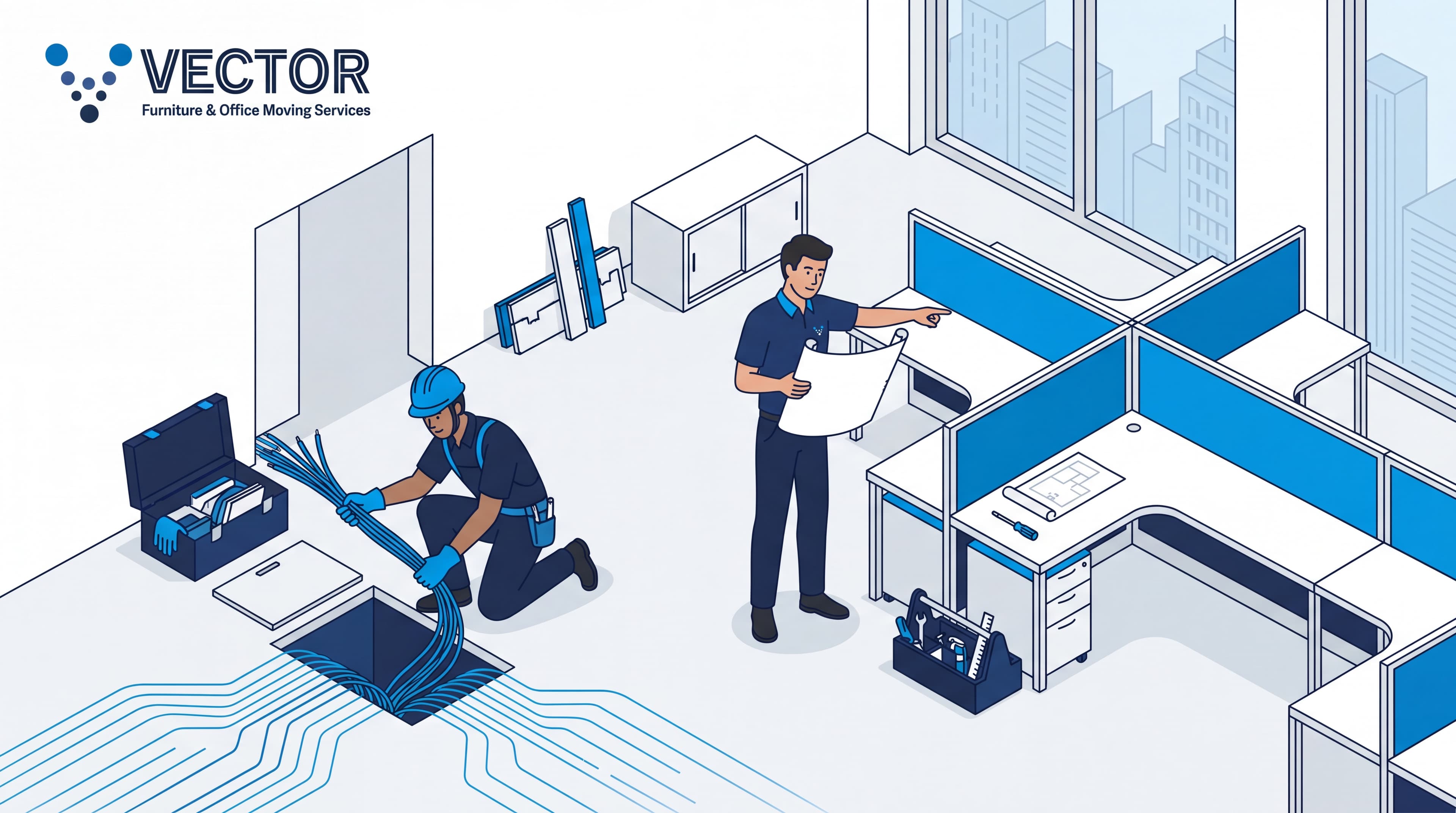 Why Structured Cabling Must Precede Cubicle Installation
