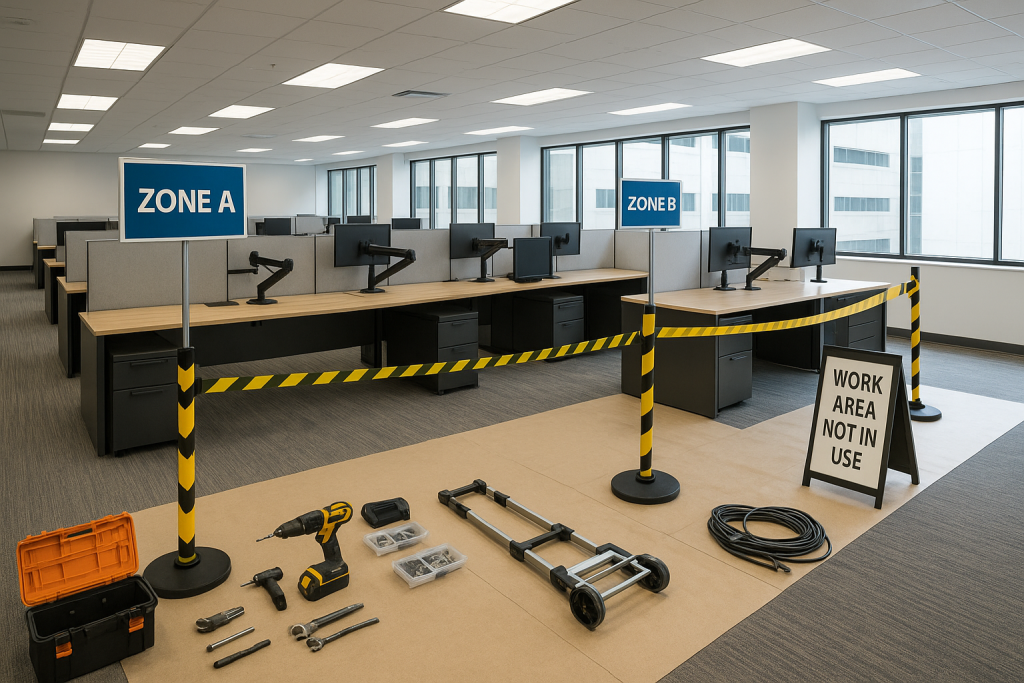 Live Office Installations How to Reconfigure Without Shutting Down